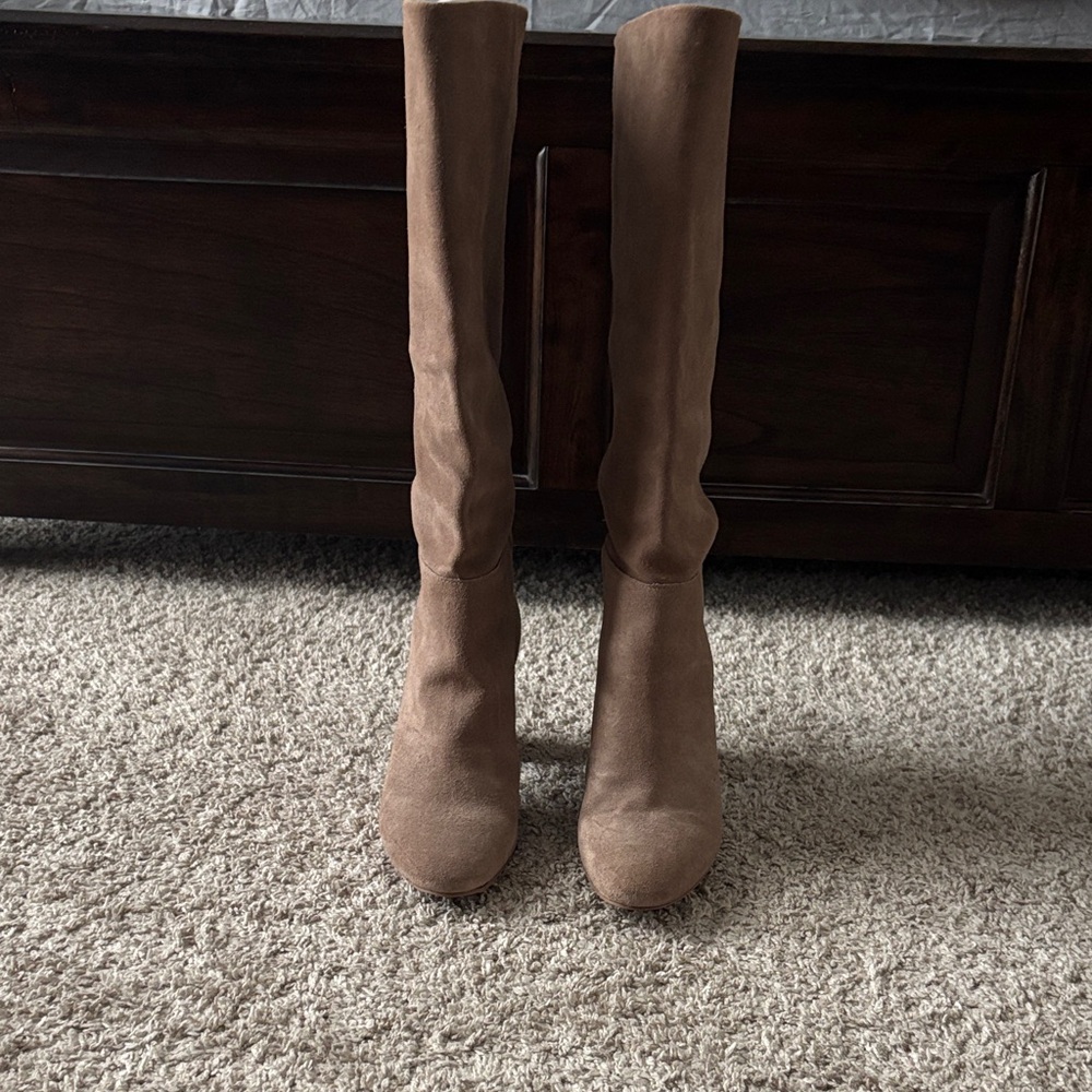 LC Lauren Conrad Brown Knee high Boots